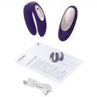 Фото Satisfyer, Германия Вибратор для пар с пультом дистанционного управления Satisfyer Double Plus Remote