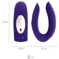Фото Satisfyer, Германия Вибратор для пар с пультом дистанционного управления Satisfyer Double Plus Remote