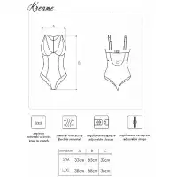 Фото Livia Corsetti Fashion, Польша Розовое полупрозрачное боди в горошек Kreame L/XL