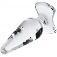 Фото Sexus Glass, Китай Анальная втулка из стекла Sexus Glass 12 см