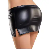 Фото Erolanta Glossy Мини-юбка Glossy Carmen из материала Wetlook S