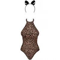 Фото Obsessive, Польша Боди с принтом дикой кошечки Leocatia S/M