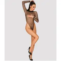 Фото Obsessive, Польша Сексуальное черное боди в крупную сеточку S/L