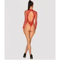 Изображение Obsessive, Польша Сексуальное красное боди в крупную сеточку S/L