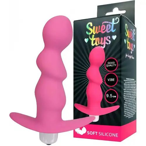 Фото  Анальная втулка вибрацией Sweet Toys