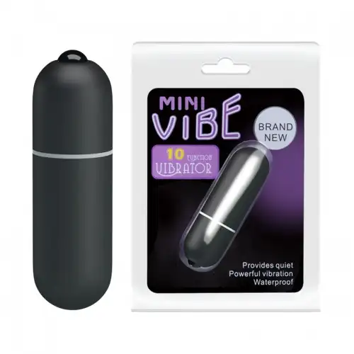 Изображение Baile, Китай Вибропуля Mini Vibe с 10 режимами вибрации черная