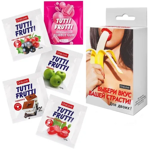 Изображение Биоритм, Россия Набор Саше 5 штучек для орального секса