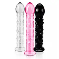 Lovetoy, Китай Черный фаллоимитатор из стекла Glass Romance с пупырышками 17 см — купить в Минске Фото Lovetoy, Китай Черный фаллоимитатор из стекла Glass Romance с пупырышками 17 см