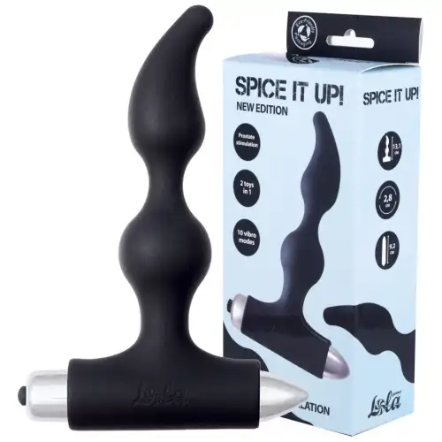 Изображение Lola Toys, Россия Анальная пробка с вибрацией Spice It Up New Edition Elation черная