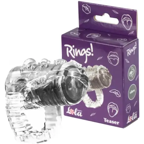 Изображение Lola Toys, Россия Насадка на язык для оральных ласк Rings Teaser Transparent