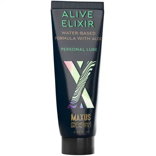 Фото Maxus, Великобритания Лубрикант на водной основе с алое вера Alive Elexir Maxus 75 мл