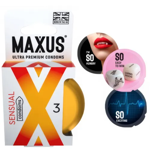 Изображение Maxus Презервативы в металлическом кейсе Maxus №3 Sensual cверхчувствительные