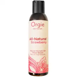Оральная гель-смазка All-Natural Strawberry 150 мл