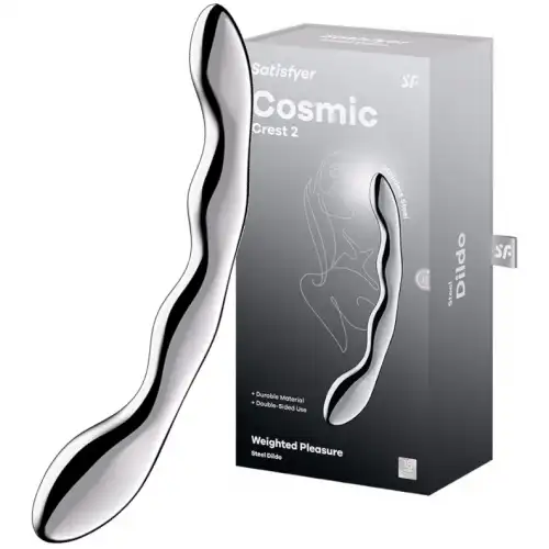 Изображение Satisfyer, Германия Двусторонний стальной стимулятор Satisfyer Cosmic Crest 2