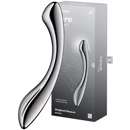 Satisfyer, Германия Двусторонний стальной стимулятор Satisfyer Pure Gravity 1 — купить в Минске Фото Satisfyer, Германия Двусторонний стальной стимулятор Satisfyer Pure Gravity 1