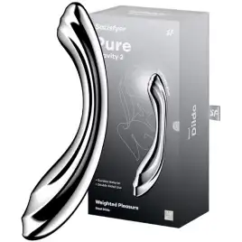 Двусторонний стальной стимулятор Satisfyer Pure Gravity 2