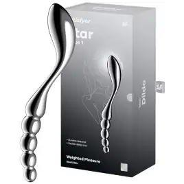 Двусторонний стальной стимулятор Satisfyer Star Force 1