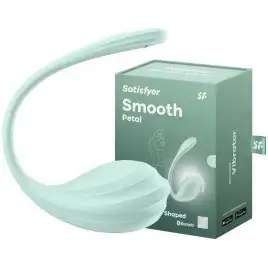 Мощный смарт-вибростимулятор Satisfyer Smooth Petal мятный