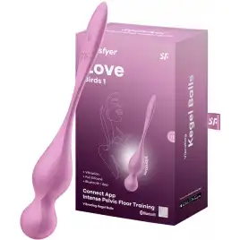 Вагинальные смарт-шарики с вибрацией Satisfyer Love Birds 1 розовые