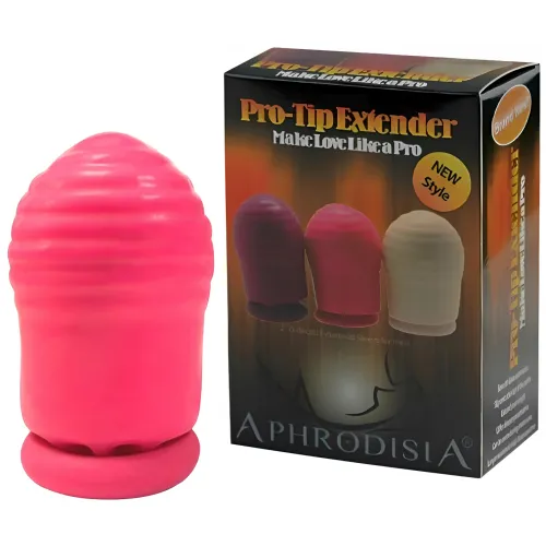 Фото  Удлиняющая насадка из латекса Pro-​Tip Extender розовая