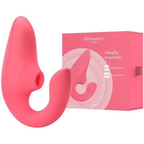 Фото Womanizer, Германия Вакуумный вибростимулятор для G точки и клитора Womanizer Blend розовый