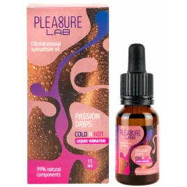Жидкий вибратор с афродизиаком Pleasure Lab Passion Drips Cold N Hot 15 мл