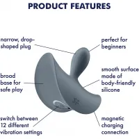 Satisfyer, Германия Анальная смарт-втулка с вибрацией Satisfyer Booty Absolute Beginners 2 — купить в Минске Фото Satisfyer, Германия Анальная смарт-втулка с вибрацией Satisfyer Booty Absolute Beginners 2
