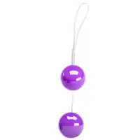 Изображение Baile, Китай Анально-вагинальные шарики Twins Ball фиолетовые