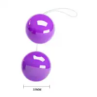Изображение Baile, Китай Анально-вагинальные шарики Twins Ball фиолетовые