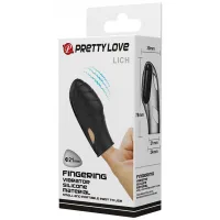 Фото Pretty Love Рельефная вибронасадка на палец Pretty Love Lich