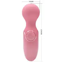 Изображение Pretty Love Компактный розовый вибромассажер Pretty Love Mini Stick