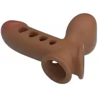 Изображение Pretty Love Насадка на пенис и мошонку с функцией расширения Airbag Penis Sleeve Tyronn