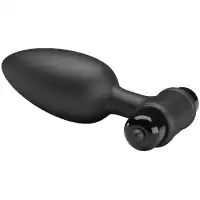 Фото Pretty Love Анальная втулка с вибрацией Pretty Love Vibra Butt Plug II черная
