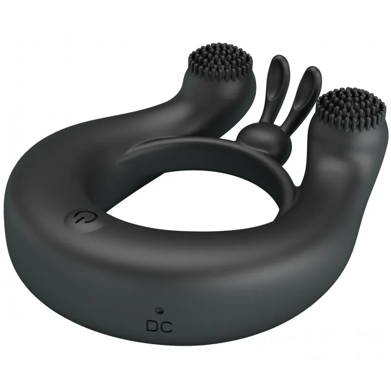 Изображение Pretty Love Перезаряжаемое эрекционное виброкольцо Vibrant Penis Ring Dahlia