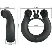 Изображение Pretty Love Перезаряжаемое эрекционное виброкольцо Vibrant Penis Ring Dahlia