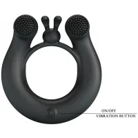 Изображение Pretty Love Перезаряжаемое эрекционное виброкольцо Vibrant Penis Ring Dahlia