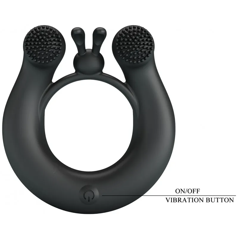 Изображение Pretty Love Перезаряжаемое эрекционное виброкольцо Vibrant Penis Ring Dahlia