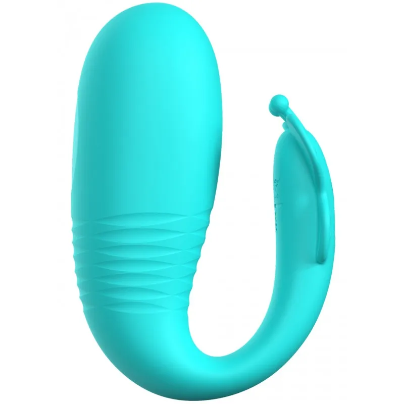 Фото Pretty Love, Китай Виброяйцо с поступательными движениями Pretty Love Remi с пультом ДУ бирюзовое