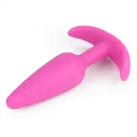 Фото Lovetoy, Китай Розовая силиконовая анальная пробка Lure Me Small