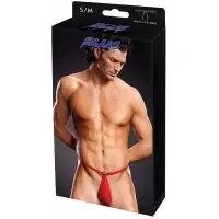 Изображение  Мужские V-стринги Pouch красного цвета S/M