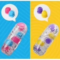 Фото Tenga, Япония Tenga Bobble Crazy Cubes - Мастурбатор нереалистичный, 14 см (прозрачный)