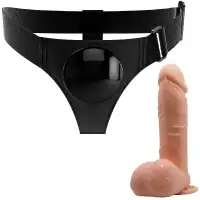 Изображение Pretty Love Реалистичный страпон на трусиках Pretty Love Harness Briefs Tom 20 см