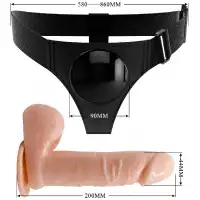 Изображение Pretty Love Реалистичный страпон на трусиках Pretty Love Harness Briefs Tom 20 см