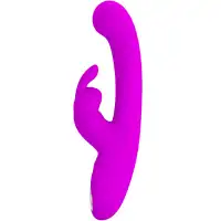 Pretty Love, Китай Перезаряжаемый вибратор с клиторальным стимулятором-кроликом и LED-экраном Pretty Love Lamar розовый — купить в Минске Фото Pretty Love, Китай Перезаряжаемый вибратор с клиторальным стимулятором-кроликом и LED-экраном Pretty Love Lamar розовый