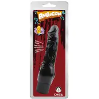 Изображение  Реалистичный черный вибратор Naughty 20 см