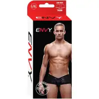 Изображение  Блестящие мужские трусы-хипсы Envy черные L/XL