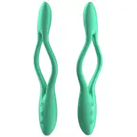 Фото Satisfyer, Германия Многофункциональный вибратор для пар с гибкой основой Satisfyer Elastic Game Light Green
