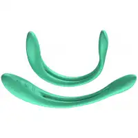 Фото Satisfyer, Германия Многофункциональный вибратор для пар с гибкой основой Satisfyer Elastic Game Light Green