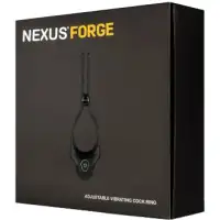 Изображение  Эрекционное кольцо с вибрацией Nexus Forge черное