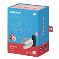 Фото Satisfyer, Германия Смарт-стимулятор для пар Satisfyer Double Fun белый ДЕФОРМИРОВАННАЯ УПАКОВКА
